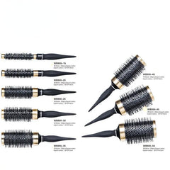 Aluminum Salon Hair Brush Hair Styling Comb Round Curly Hair Rollers