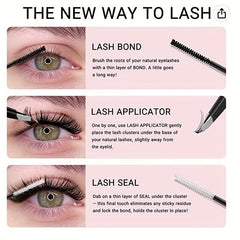 DIY Curly Lash Extension Kit with Strong Hold Glue & Applicator