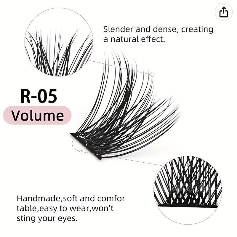DIY Curly Lash Extension Kit with Strong Hold Glue & Applicator