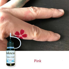 10ml Tattoo Ink Juice Tattoo Cream Waterproof Body Art Paint Tattoo Makeup