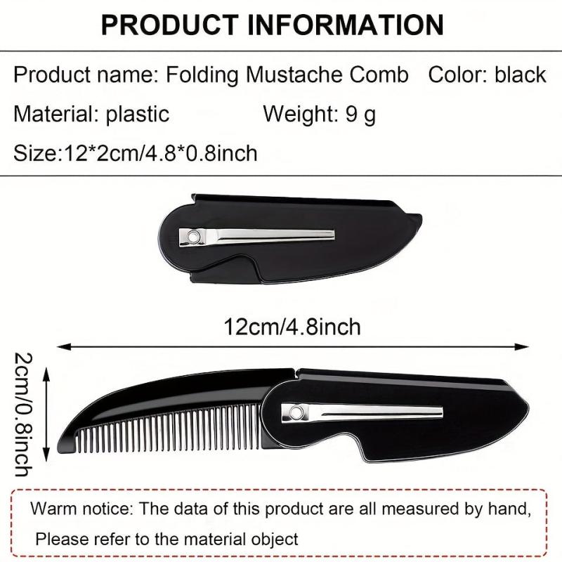 Portable Folding Hair Comb for Travel Daily Use