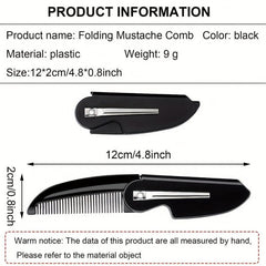 Portable Folding Hair Comb for Travel Daily Use