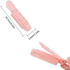 4pcs Self Grip Volumizing Hair Curler Clips Women Hair Styler
