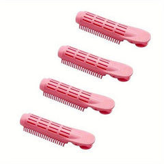 4pcs Self Grip Volumizing Hair Curler Clips Women Hair Styler