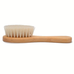 Wooden Handle Soft Goat Bristles Hair Brush