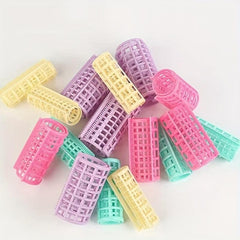 20pcs Plastic Self Clip Curler Hairdressing No Heating DIY Hair Salon Tool