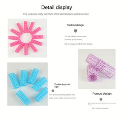 20pcs Plastic Self Clip Curler Hairdressing No Heating DIY Hair Salon Tool