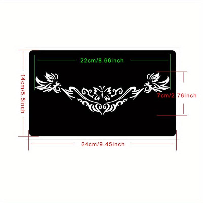 Long Strip Body Paint Tattoo Stencils Semi-permanent Spray Patterns