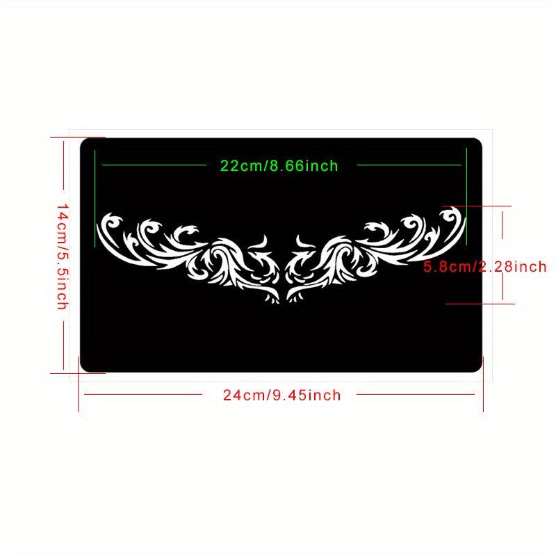 Long Strip Body Paint Tattoo Stencils Semi-permanent Spray Patterns