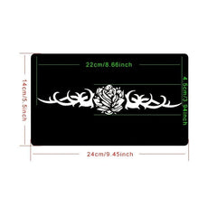Long Strip Body Paint Tattoo Stencils Semi-permanent Spray Patterns