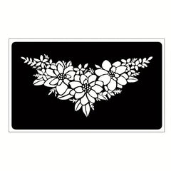 Long Strip Body Paint Tattoo Stencils Semi-permanent Spray Patterns