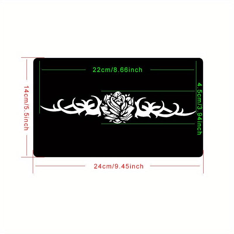 Long Strip Body Paint Tattoo Stencils Semi-permanent Spray Patterns