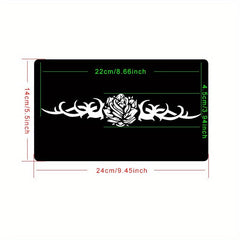 Long Strip Body Paint Tattoo Stencils Semi-permanent Spray Patterns