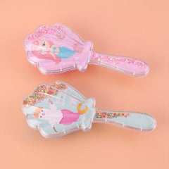 Shell Air Cushion Comb Cartoon Pattern Hair Brush For Women Girls