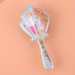 Shell Air Cushion Comb Cartoon Pattern Hair Brush For Women Girls