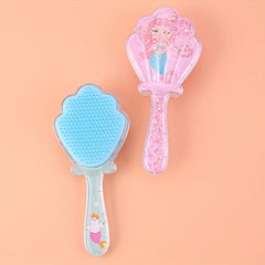 Shell Air Cushion Comb Cartoon Pattern Hair Brush For Women Girls