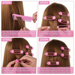 Foam Sponge Hair Rollers Set 0.59 Inch Soft Curlers