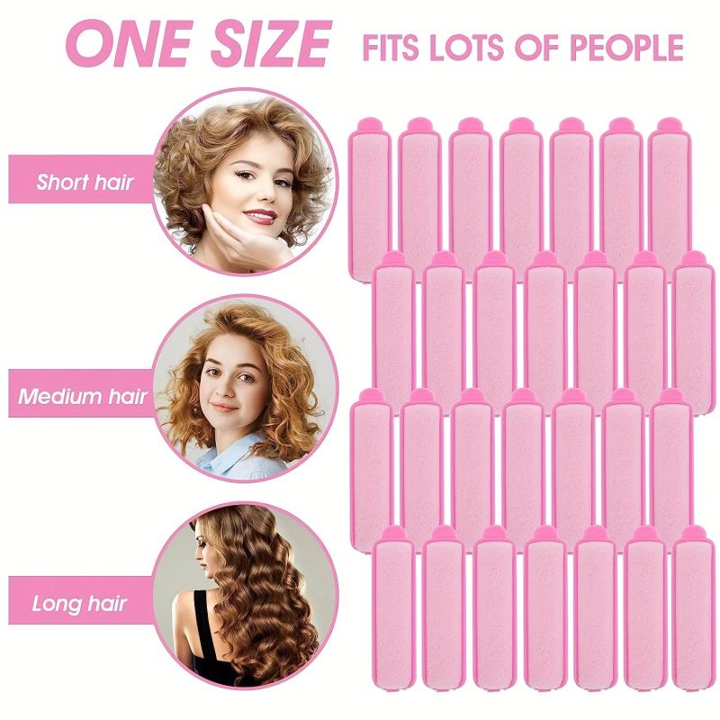 Foam Sponge Hair Rollers Set 0.59 Inch Soft Curlers