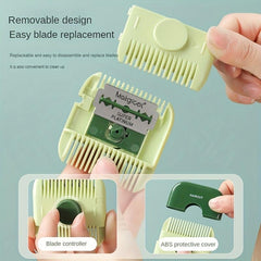 2 in 1 Bangs Trimmer Hairdressing Comb & Hair Cutting Trimmer