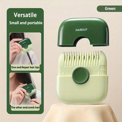 2 in 1 Bangs Trimmer Hairdressing Comb & Hair Cutting Trimmer