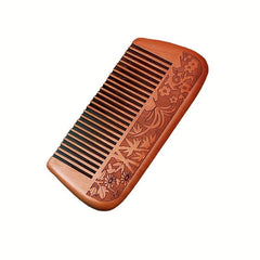 Anti Static Peach Wooden Hair Comb for Men and Women