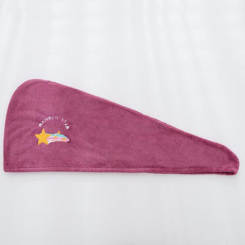 Coral Velvet Quick Dry Hair Towel Cap Soft Headscarf Bath Cap