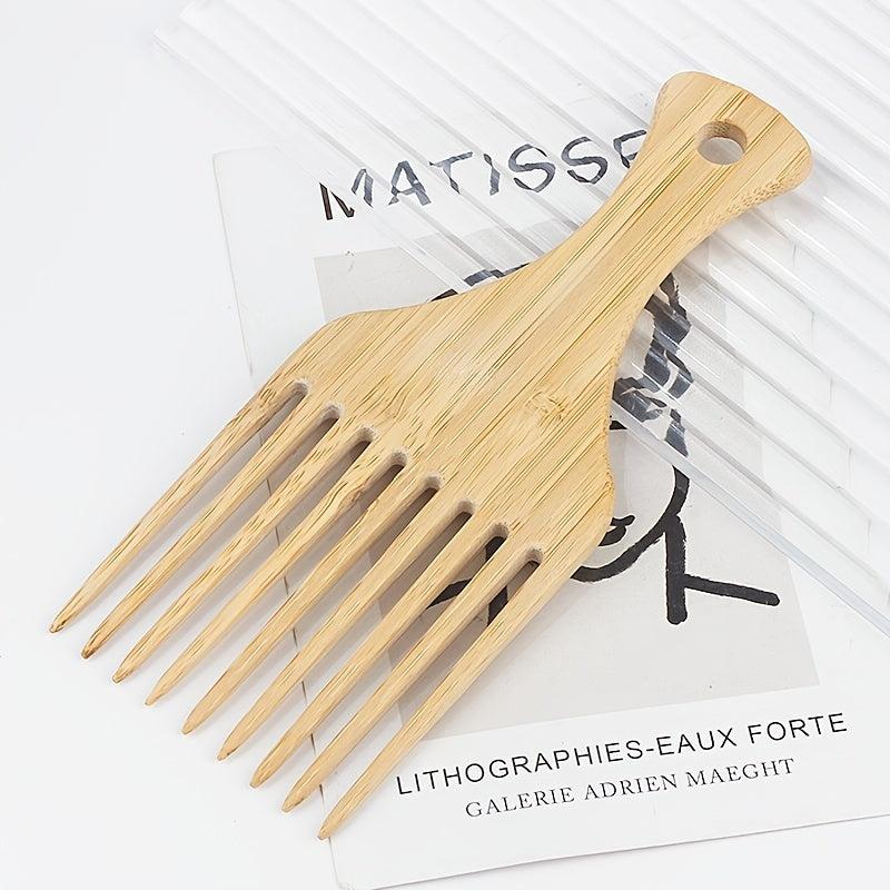 Men's Bamboo Wide Tooth Hair Comb