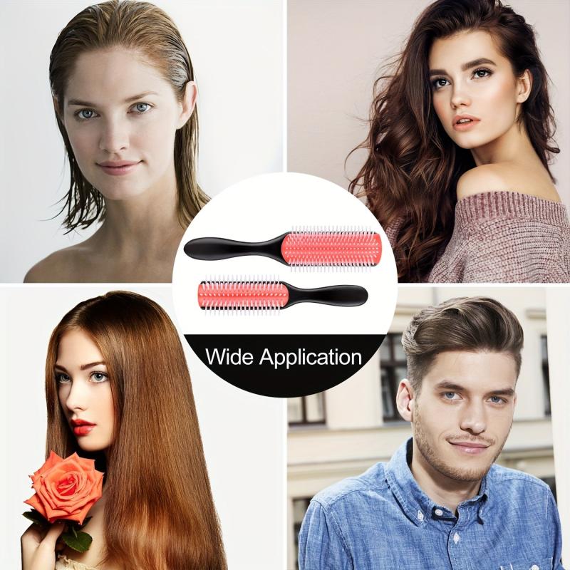 Nylon Bristle Styling Brush Massage Hair Comb