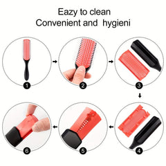 Nylon Bristle Styling Brush Massage Hair Comb