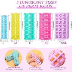 Hair Roller Clips Set with Comb for Hair Styling