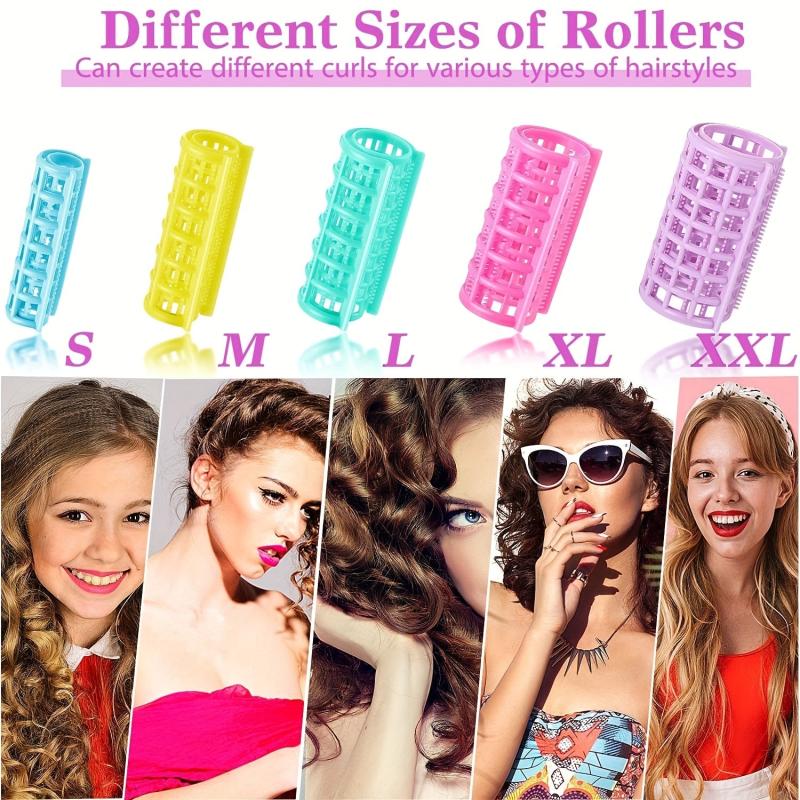 Hair Roller Clips Set with Comb for Hair Styling