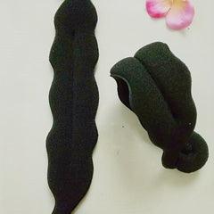 Magic Foam Sponges for Women Hair Styling Clip with Donut Accessories