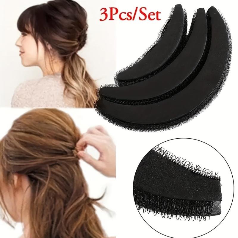 3Pcs Hair Volume Pad DIY Bump Updo Insert Hair Styling Accessories Set