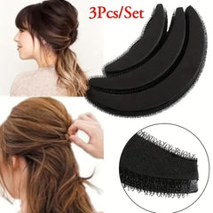 3Pcs Hair Volume Pad DIY Bump Updo Insert Hair Styling Accessories Set