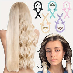 Foam Hair Rollers for Heatless Curls Silk Headband DIY Overnight Use