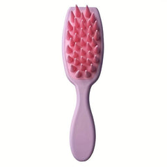 Spa Soft Hair Brush Silicone Head Scalp Massager Shampoo Brush