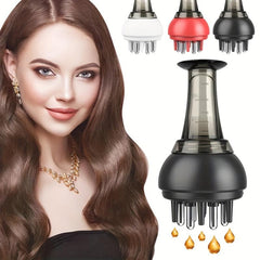 Scalp Massager Applicator Comb for Hair Care Serum