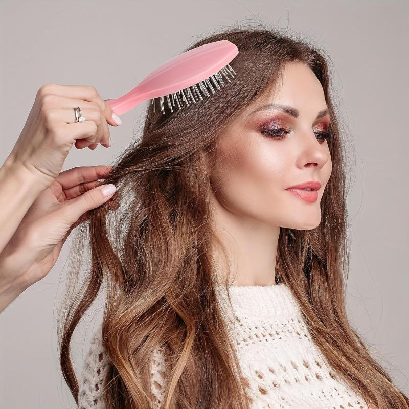 2pcs Stainless Steel Wig Brush Portable Hair Brush