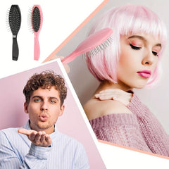 2pcs Stainless Steel Wig Brush Portable Hair Brush