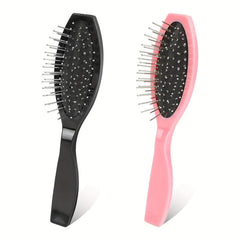 2pcs Stainless Steel Wig Brush Portable Hair Brush