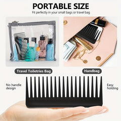 3Pcs Wide Tooth Comb Hair Detangling Comb No Handle Detangler Comb