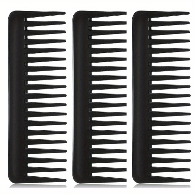 3Pcs Wide Tooth Comb Hair Detangling Comb No Handle Detangler Comb