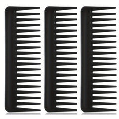 3Pcs Wide Tooth Comb Hair Detangling Comb No Handle Detangler Comb