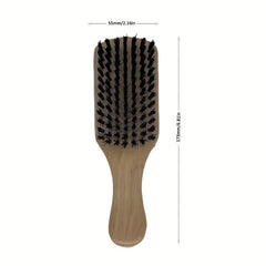 Professional Beard Brush Double Sided Mustache Face Message Shaving Wooden Comb