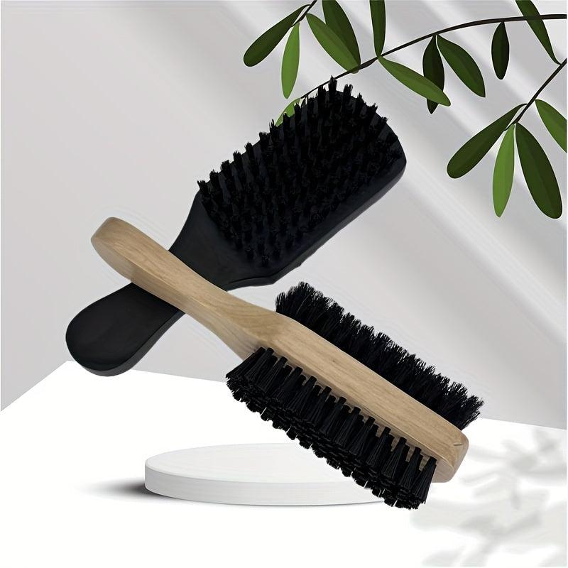Professional Beard Brush Double Sided Mustache Face Message Shaving Wooden Comb