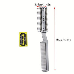 Professional Hair Cutting Thinning Razor Comb Hairdressing Comb