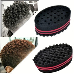 Hair Care Sponge Magic Salon Barber Twist Curl Brush Afro Sponge