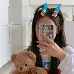 3pcs Pink Bangs Hair Root Fluffy Hair Clips DIY Hair Styling Hair Rollers