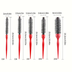Aluminum Tube Roller Comb Hair Styling Brush Comb