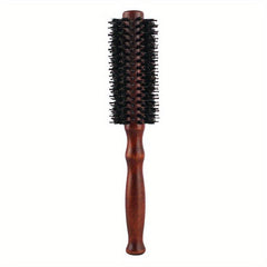 Boar Bristle Round Hair Brush Anti Static Curling Hair Comb
